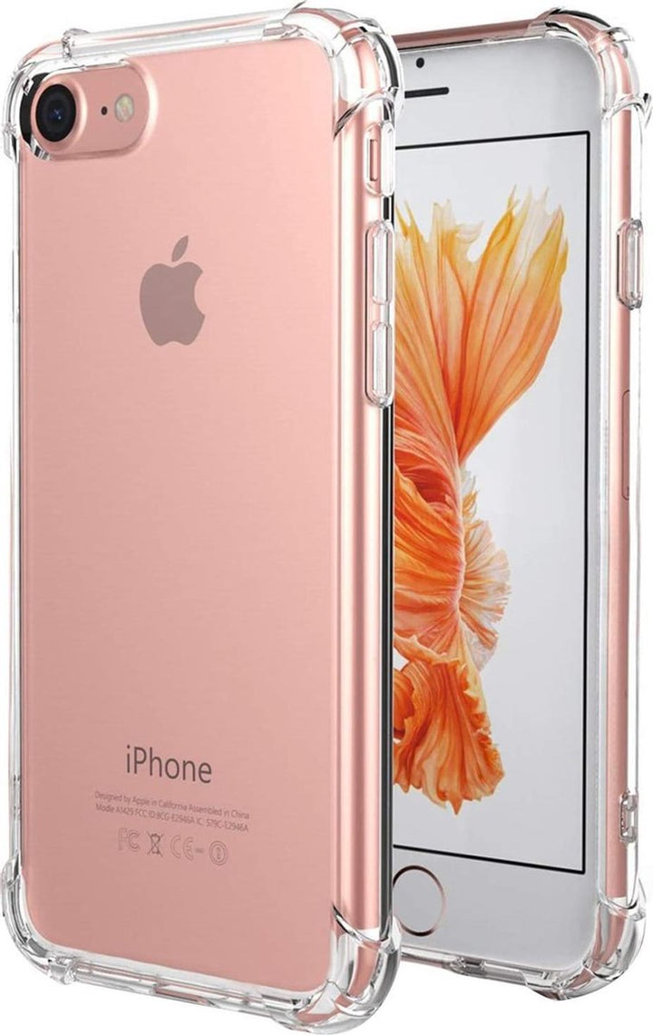iPhone 7 Plus / 8 Plus Hoesjes – Soft TPU Siliconen Backcover – Schokbestendig – Transparant-Ilumina Benelux