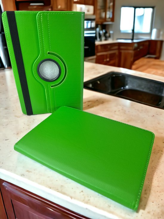 8 inch Tablet Hoesjes – 360° draaibaar – Multi-stand Standfunctie – Groen-Tablethoesjes-Ilumina Benelux