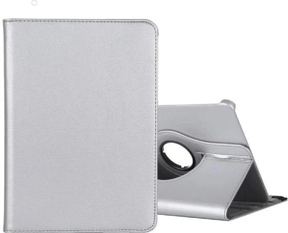8 inch Tablet – Multi Stand Case Hoesjes – 360° draaibaar – Zilver-Tablethoesjes-Ilumina Benelux