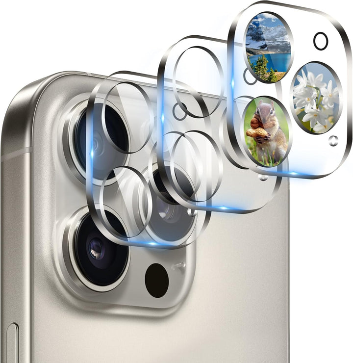 Camera Lens Protector – iPhone 16 Pro Max – 9H Gehard Glas – Anti-kras – 3-Pack-Ilumina Benelux