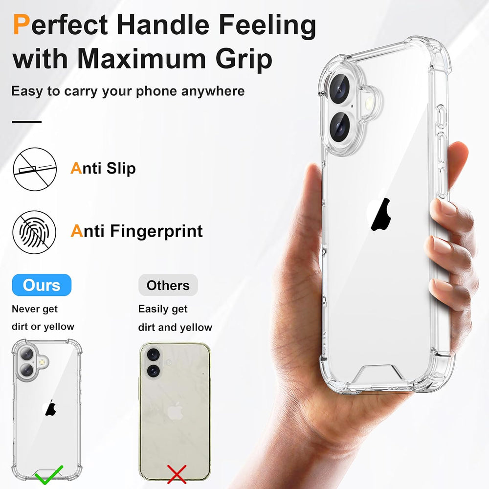iPhone 17 Hoesjes - Ultra-Hybrid Backcover - Schokbestendig - Crystal Clear Transparant-Ilumina Benelux
