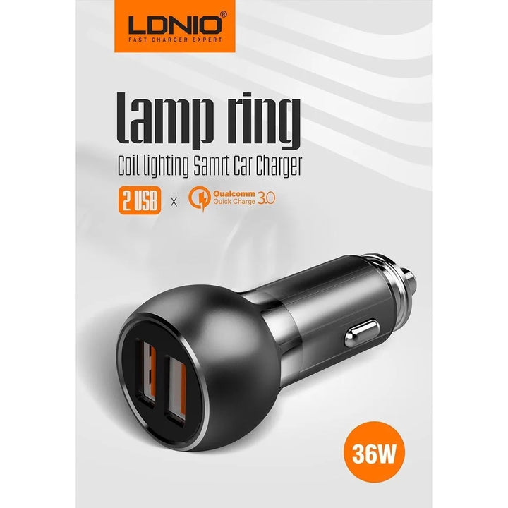 LDNIO C503Q 36W Quick Charge Autolader met Micro-USB Kabel-Ilumina Benelux