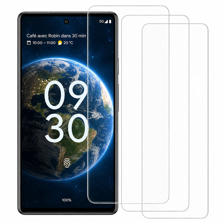Google Pixel 6a Screenprotector Gehard – Tempered Glas – 3-Pack-Ilumina Benelux
