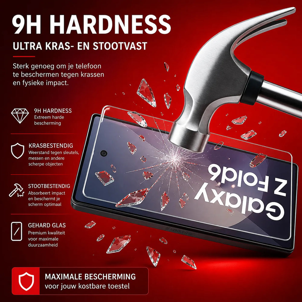 Samsung Galaxy Z Fold 6 – Screenprotectors Glas – 2-Pack-Ilumina Benelux