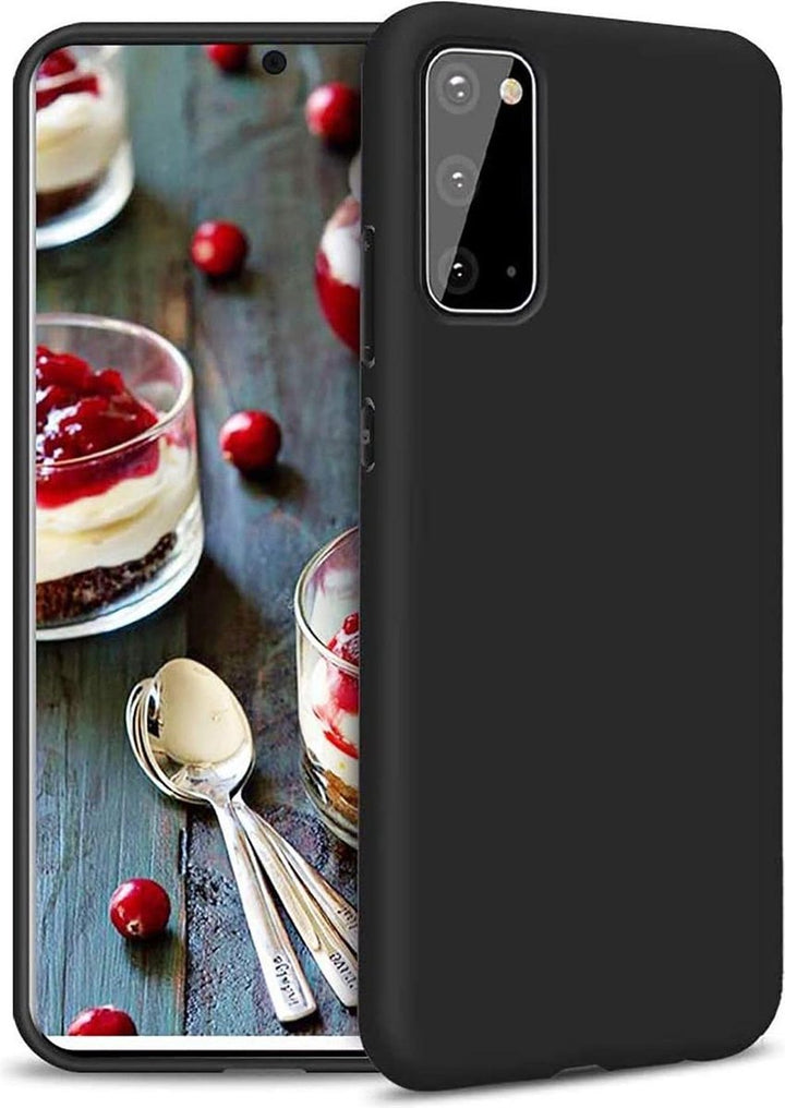 Samsung Galaxy S10 Lite Hoesjes – Siliconen Backcover – Soft Touch – Schokbestendig – Zwart-Hoesjes-Ilumina Benelux