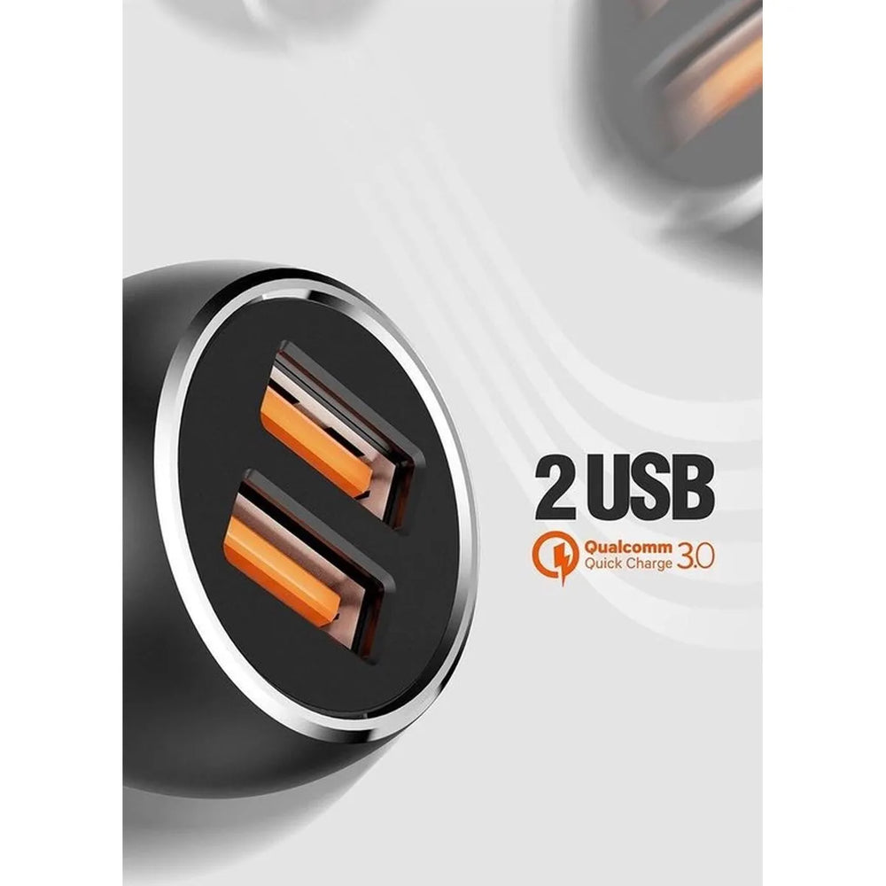 LDNIO C503Q 36W Quick Charge Autolader met Micro-USB Kabel-Ilumina Benelux
