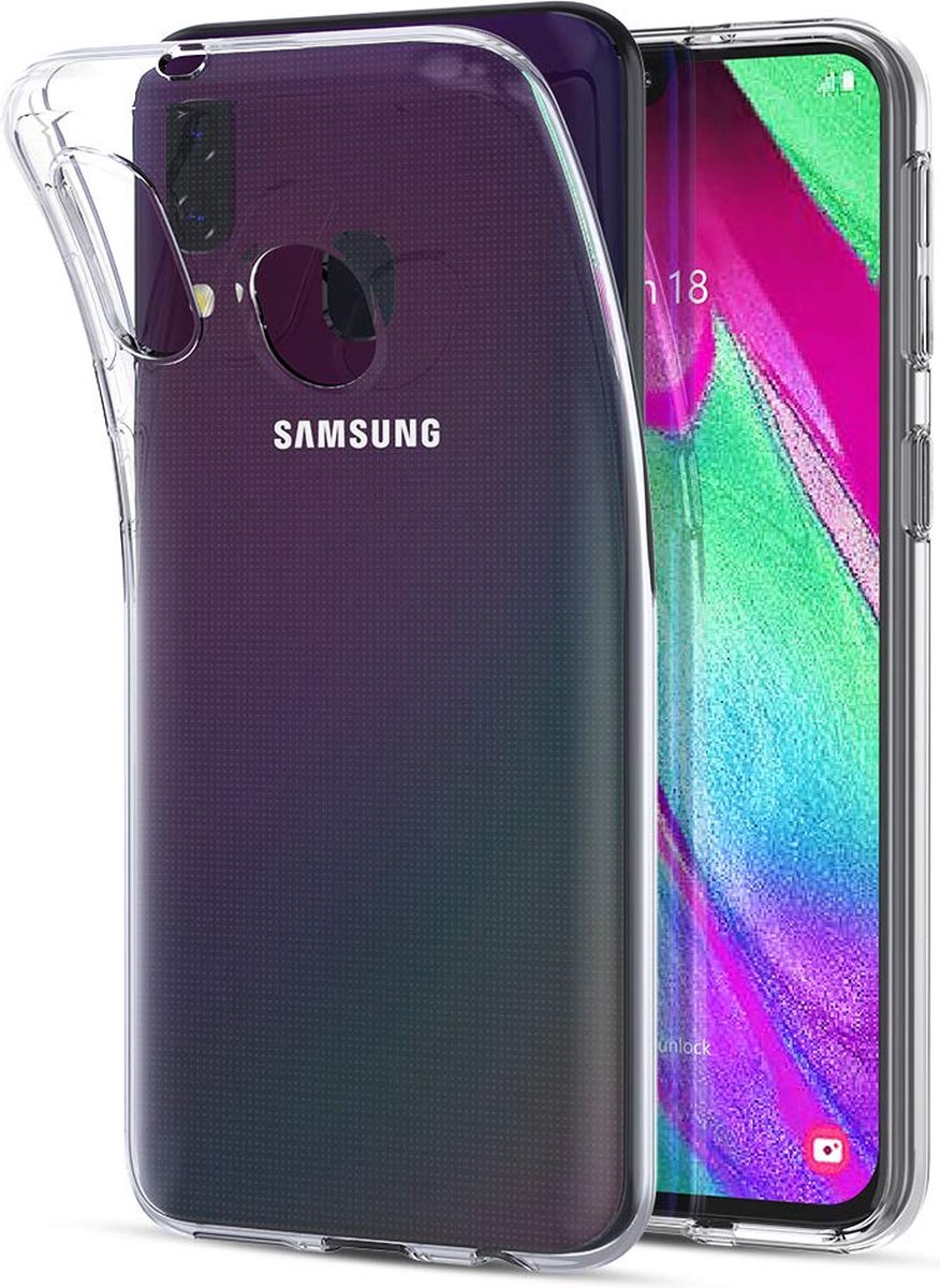 Samsung Galaxy A40 Hoesjes – Siliconen Backcover – Soft Touch – Transparant-Ilumina Benelux