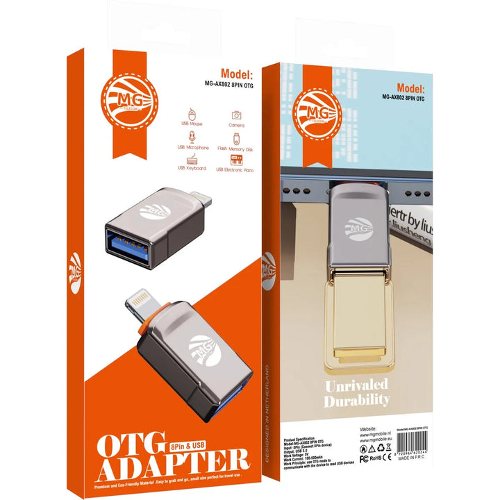 Lightning naar USB 3.0 OTG Adapter – Geschikt voor iPhone & iPad – Plug & Play-Ilumina Benelux
