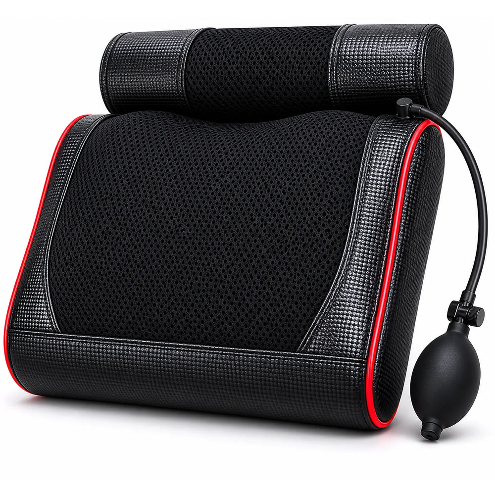 Shiatsu massagekussen rug en nek - Massagekussen - Warmtefunctie - Zwart-Ilumina Benelux