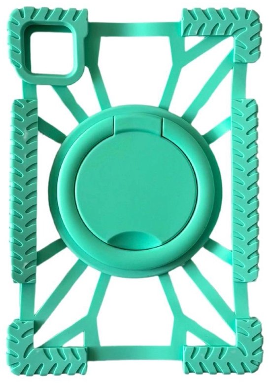 9-11 inch tablets – Siliconen beschermhoes Hoesjes – Schokbestendig – Aqua groen-Tablethoesjes-Ilumina Benelux