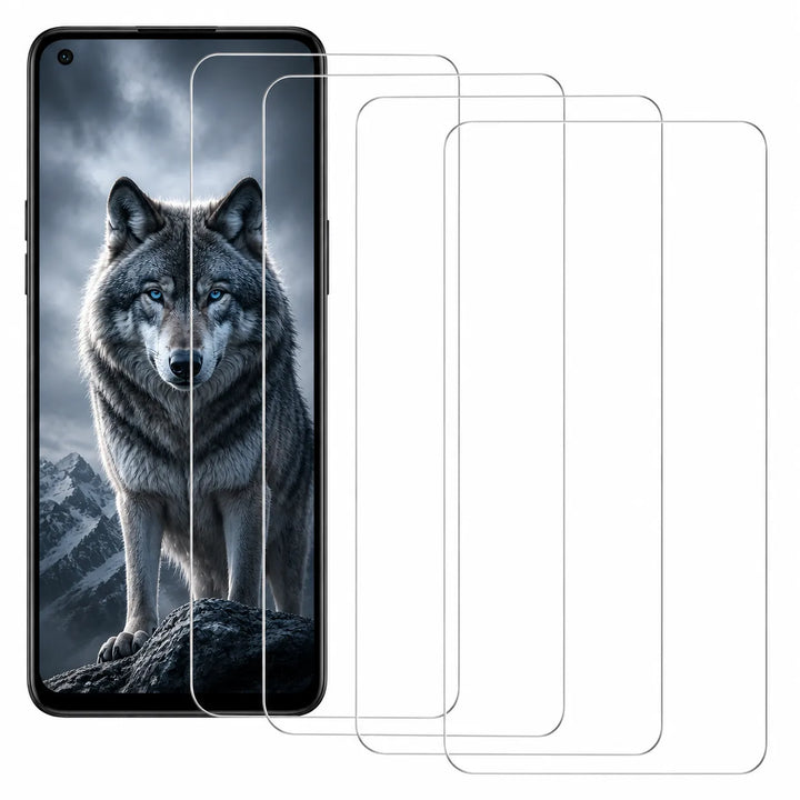 OnePlus Nord N100 Screenprotector Glas 9H – Anti-kras – 4-Pack-Ilumina Benelux