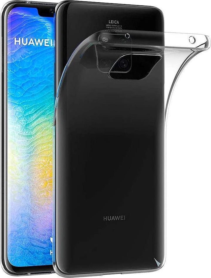 Huawei Mate 20 Pro Hoesjes – Siliconen Backcover – Transparant – Flexibel – Anti Kras-Ilumina Benelux