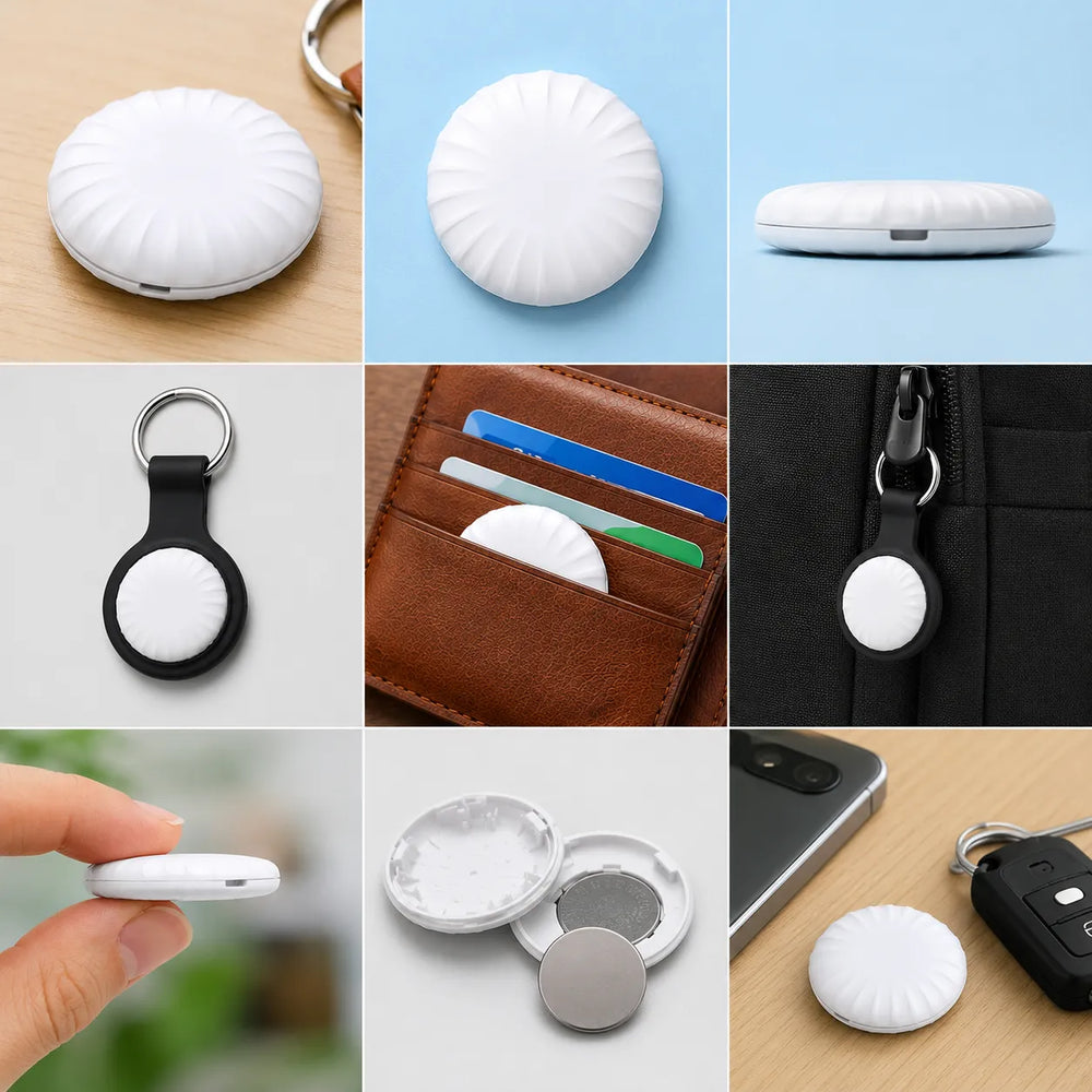 Smart Tag Tracker – Geschikt voor Apple Zoek Mijn – Bluetooth Tracker met Sleutelhanger – Zonder Abonnement – Voor Sleutels, Koffer, Fiets, Auto, Huisdier & Meer