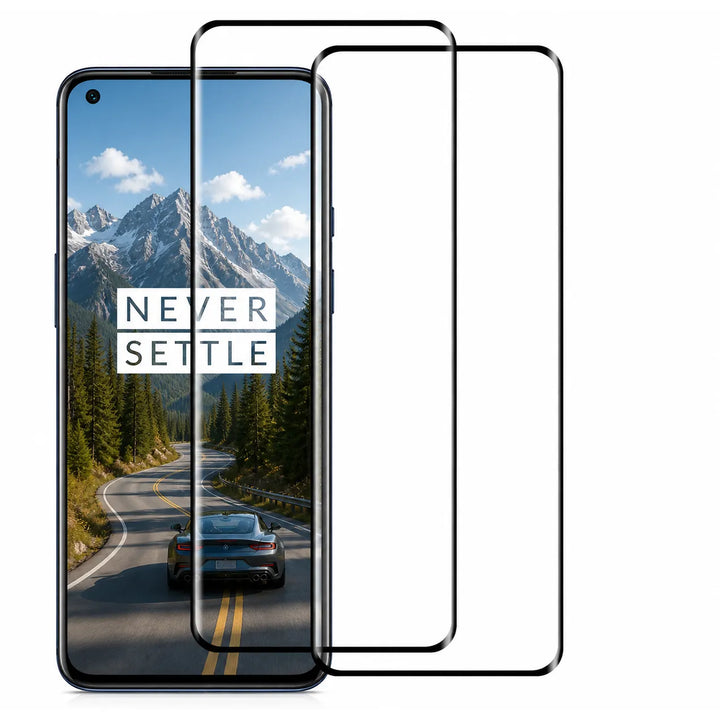 OnePlus Nord 2 5G/CE 5G/2T Screenprotector Full Cover Glas - 2x-Ilumina Benelux
