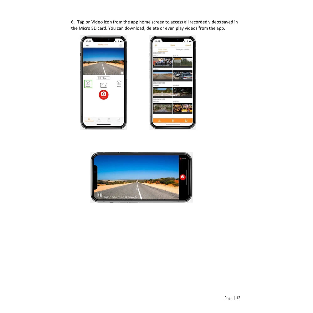 4K Dashcam Voorruit + Interieur Camera met GPS – 2160P Front & 1080P Cabin – WiFi App – Parkeermodus – 256GB Ondersteuning