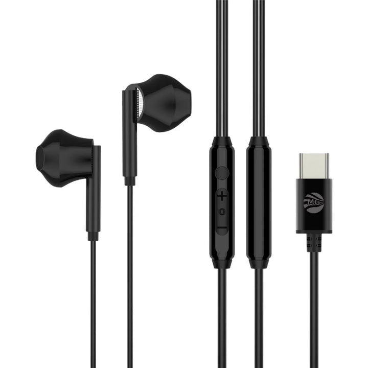 USB-C Oortjes – Stereo In-Ear Headset met Microfoon - Zwart-Ilumina Benelux