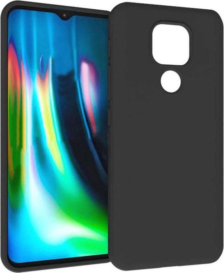 Motorola Moto E7 Hoesjes – Siliconen Backcover – Schokbestendig – Incl. 3x Screenprotector – Zwart-Ilumina Benelux