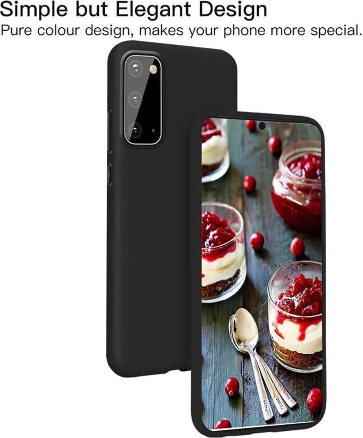 Samsung Galaxy S10 Lite Hoesjes – Siliconen Backcover – Soft Touch – Schokbestendig – Zwart-Ilumina Benelux