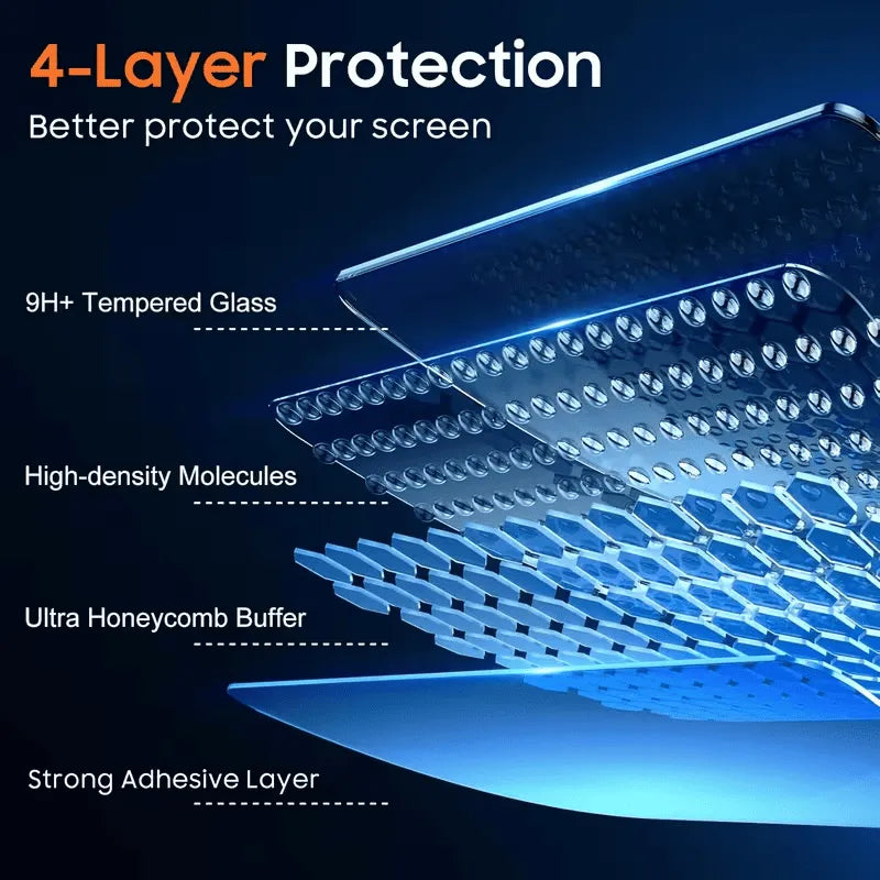 Samsung Galaxy S26 Ultra Screenprotector Gehard 9H – Anti-kras - 3-Pack Tempered Glas-Ilumina Benelux