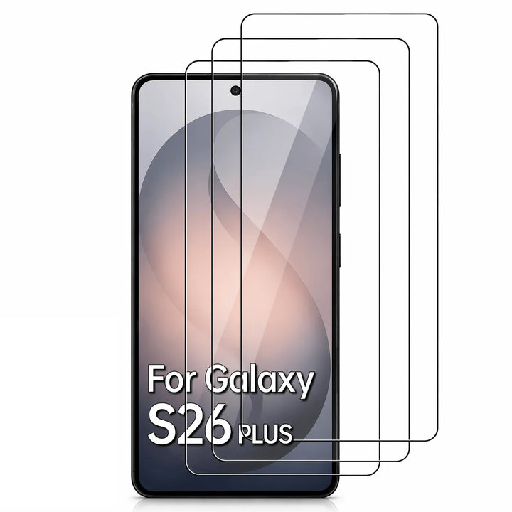 Samsung Galaxy S26 Plus Screenprotector Gehard 9H – Anti-kras - 3-Pack Tempered Glas-Ilumina Benelux