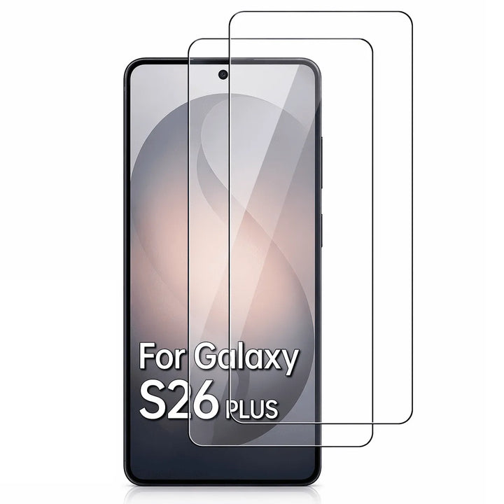 Samsung Galaxy S26 Plus Screenprotector Gehard 9H – Anti-kras - 2-Pack Tempered Glas-Ilumina Benelux