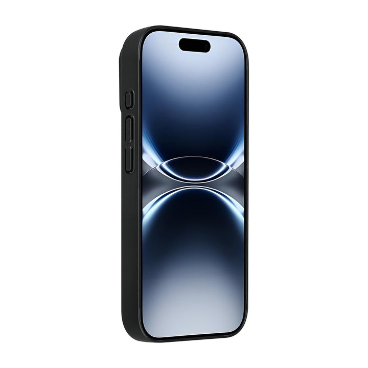 AG Matte Glass iPhone 15 Pro Backcover hoesje - Magsafe full protection cover - Zwart-Hoesjes-Ilumina Benelux