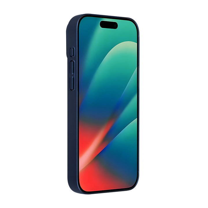 AG Matte Glass iPhone 15 Pro Max Backcover hoesje - Magsafe full protection cover - Blauw-Hoesjes-Ilumina Benelux