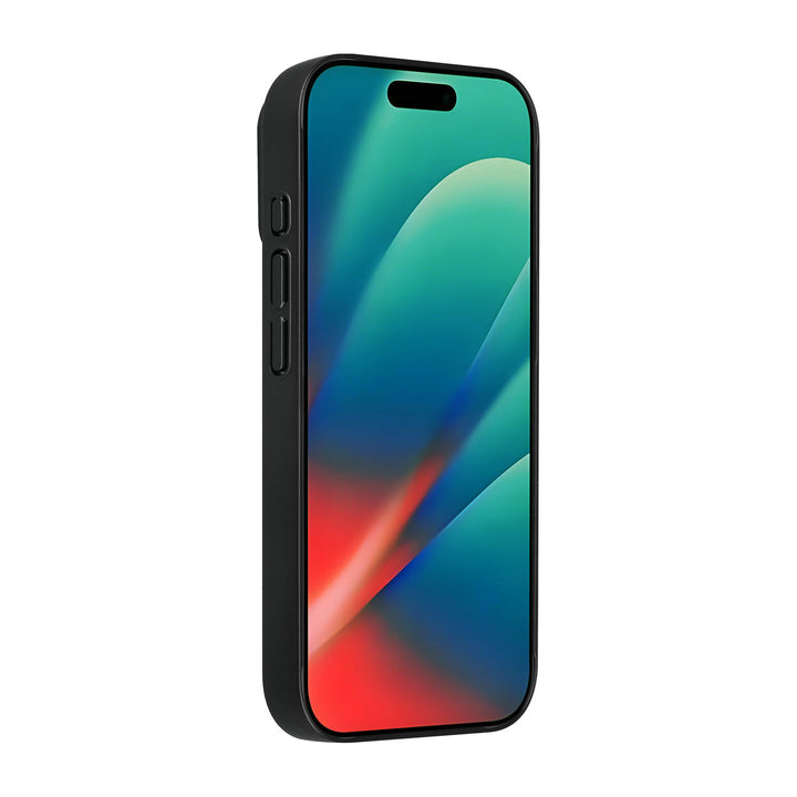 AG Matte Glass iPhone 15 Pro Max Backcover hoesje - Magsafe full protection cover - Zwart-Hoesjes-Ilumina Benelux