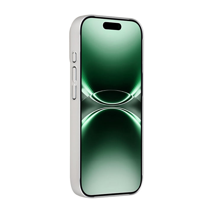 AG Matte Glass iPhone 16 Backcover hoesje - Magsafe full protection cover - Zilver-Hoesjes-Ilumina Benelux