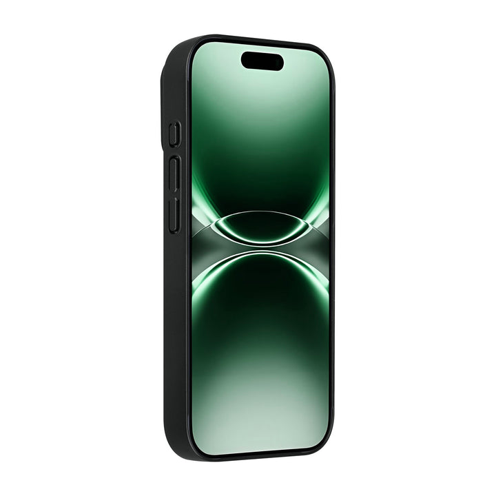 AG Matte Glass iPhone 16 Backcover hoesje - Magsafe full protection cover - Zwart-Hoesjes-Ilumina Benelux