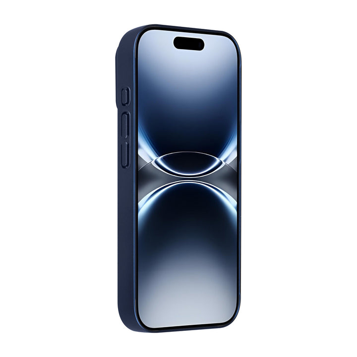AG Matte Glass iPhone 16 Pro Backcover hoesje - Magsafe full protection cover - Blauw-Hoesjes-Ilumina Benelux