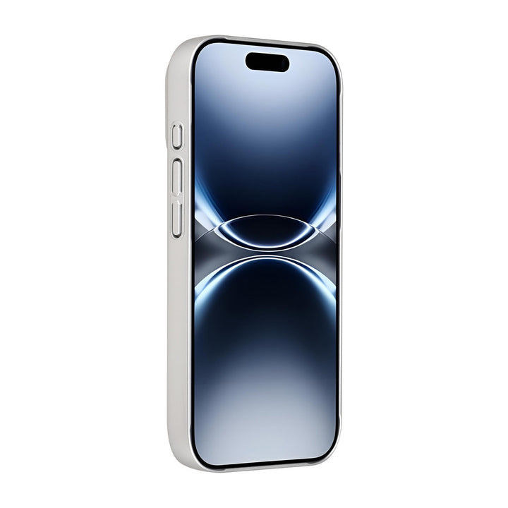 AG Matte Glass iPhone 16 Pro Backcover hoesje - Magsafe full protection cover - Zilver-Hoesjes-Ilumina Benelux