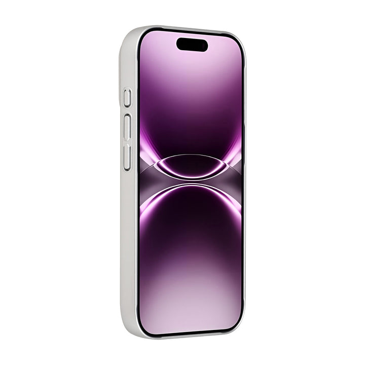 AG Matte Glass iPhone 17 Backcover hoesje - Magsafe full protection cover - Zilver-Hoesjes-Ilumina Benelux