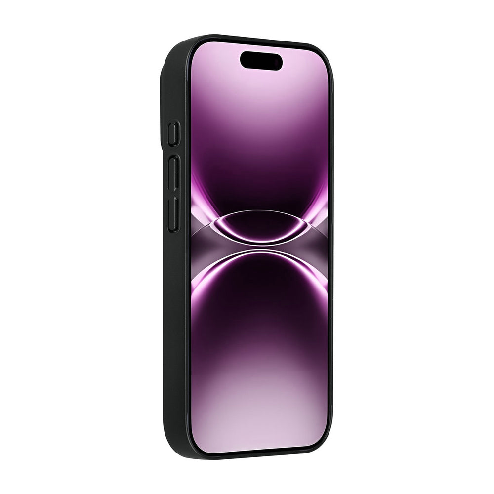 AG Matte Glass iPhone 17 Backcover hoesje - Magsafe full protection cover - Zwart-Hoesjes-Ilumina Benelux