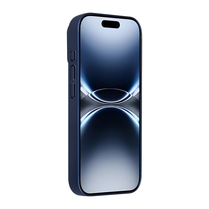 AG Matte Glass iPhone 17 Pro Backcover hoesje - Magsafe full protection cover - Blauw-Hoesjes-Ilumina Benelux