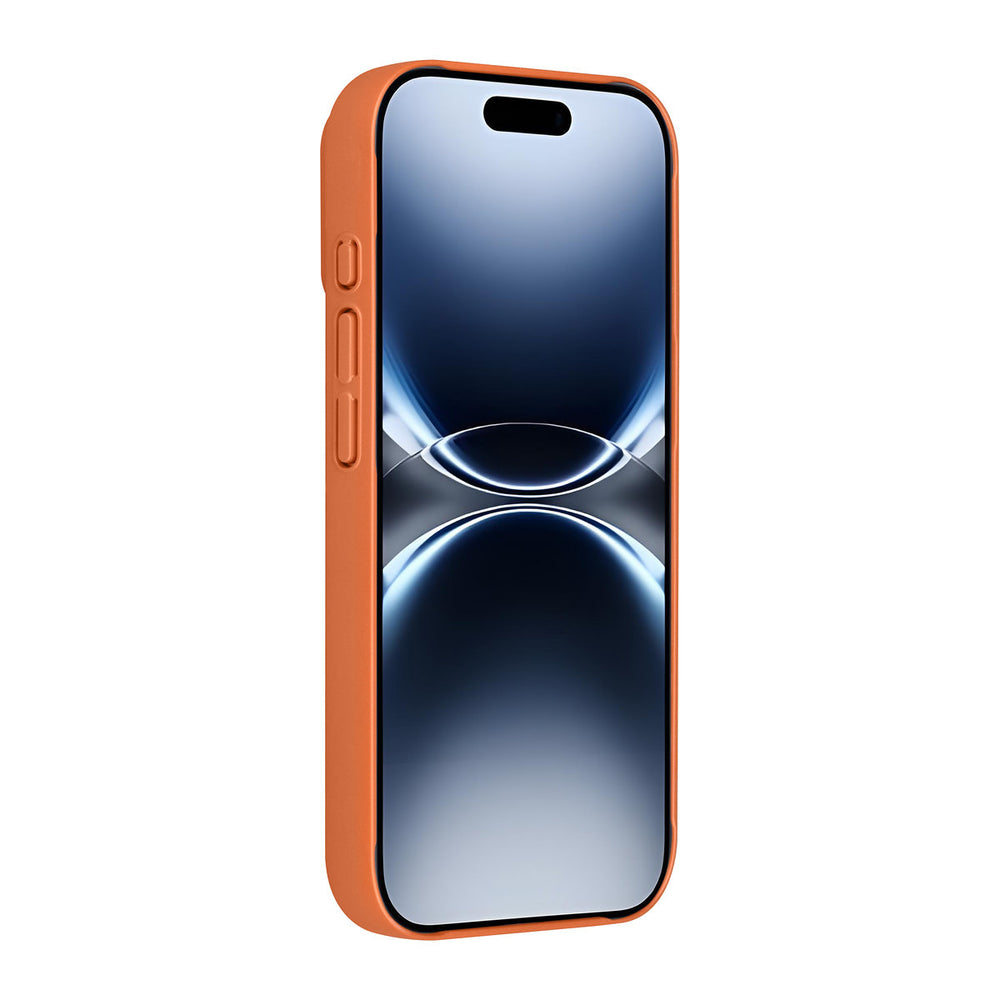 AG Matte Glass iPhone 17 Pro Backcover hoesje - Magsafe full protection cover - Oranje-Hoesjes-Ilumina Benelux