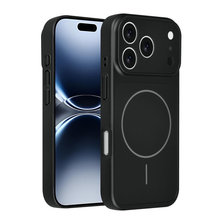 AG Matte Glass iPhone 17 Pro Backcover hoesje - Magsafe full protection cover - Zwart-Hoesjes-Ilumina Benelux