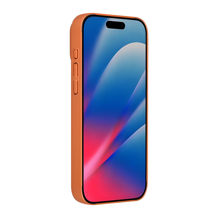AG Matte Glass iPhone 17 Pro Max Backcover hoesje - Magsafe full protection cover - Oranje-Hoesjes-Ilumina Benelux