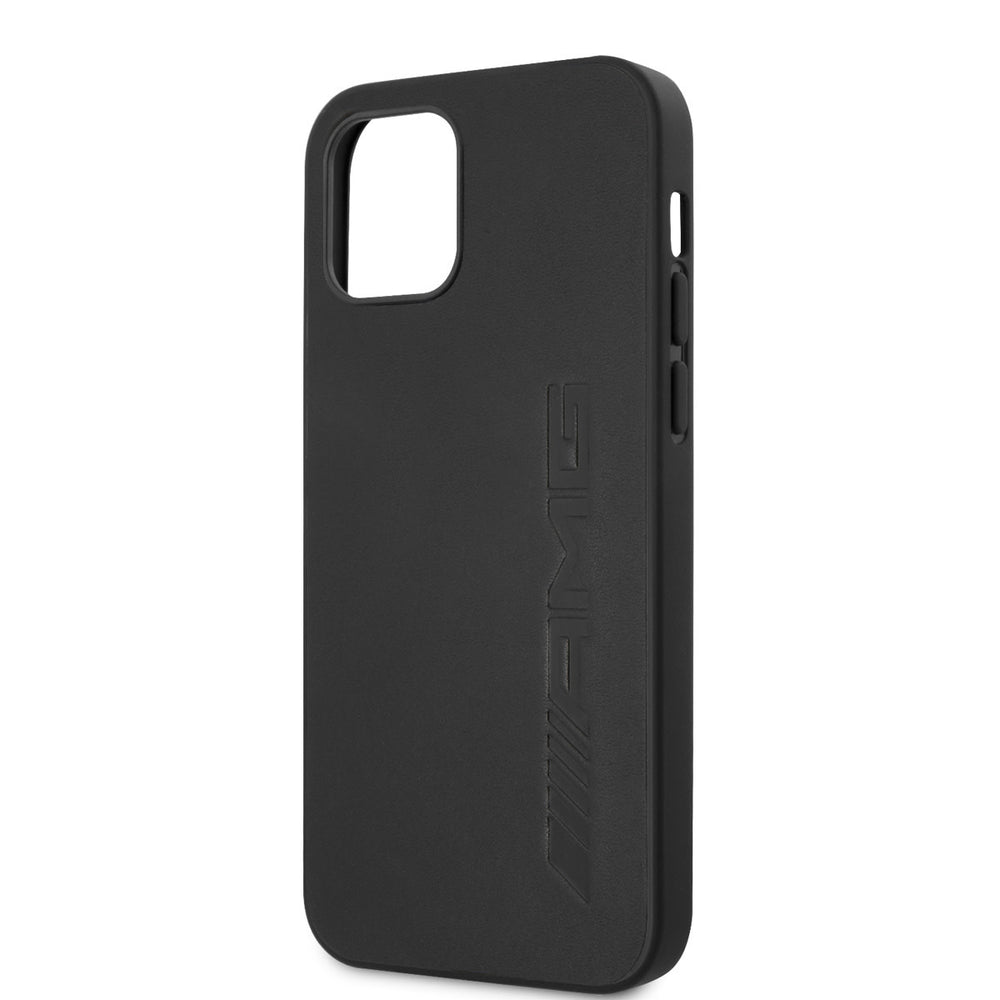 AMG iPhone 12 Pro Max Backcover hoesje - Leather - Hot Stamp - Zwart-Hoesjes-Ilumina Benelux