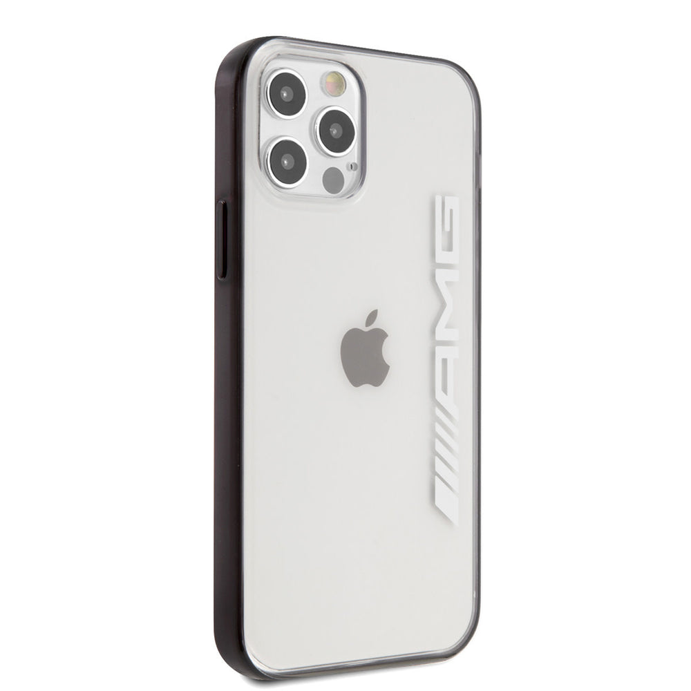 AMG iPhone 12 Pro Max Backcover hoesje - Metallic Painted - Black edges - Transparant-Hoesjes-Ilumina Benelux
