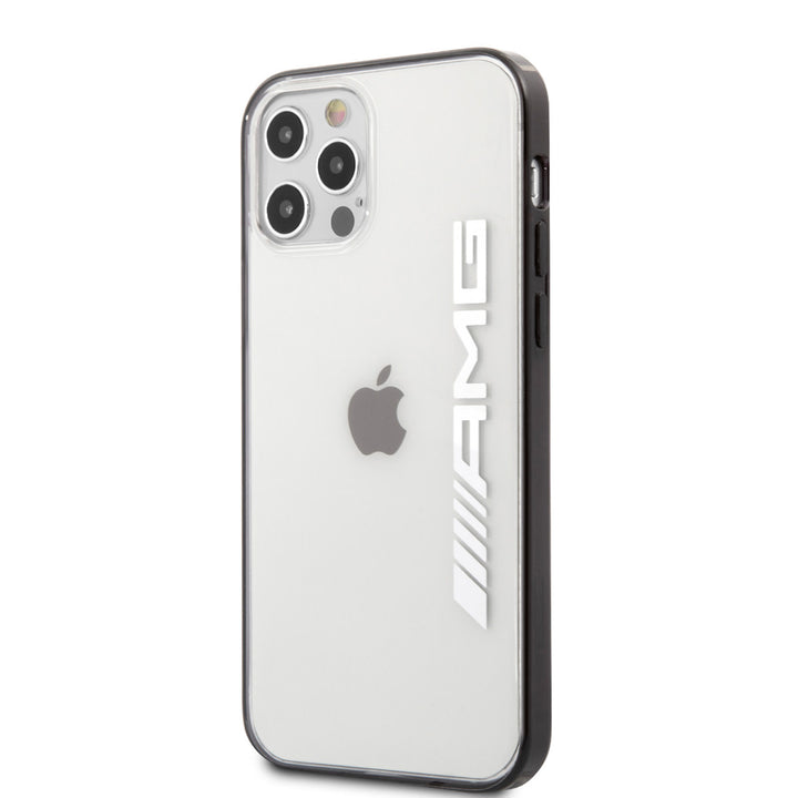 AMG iPhone 12 Pro Max Backcover hoesje - Metallic Painted - Black edges - Transparant-Hoesjes-Ilumina Benelux