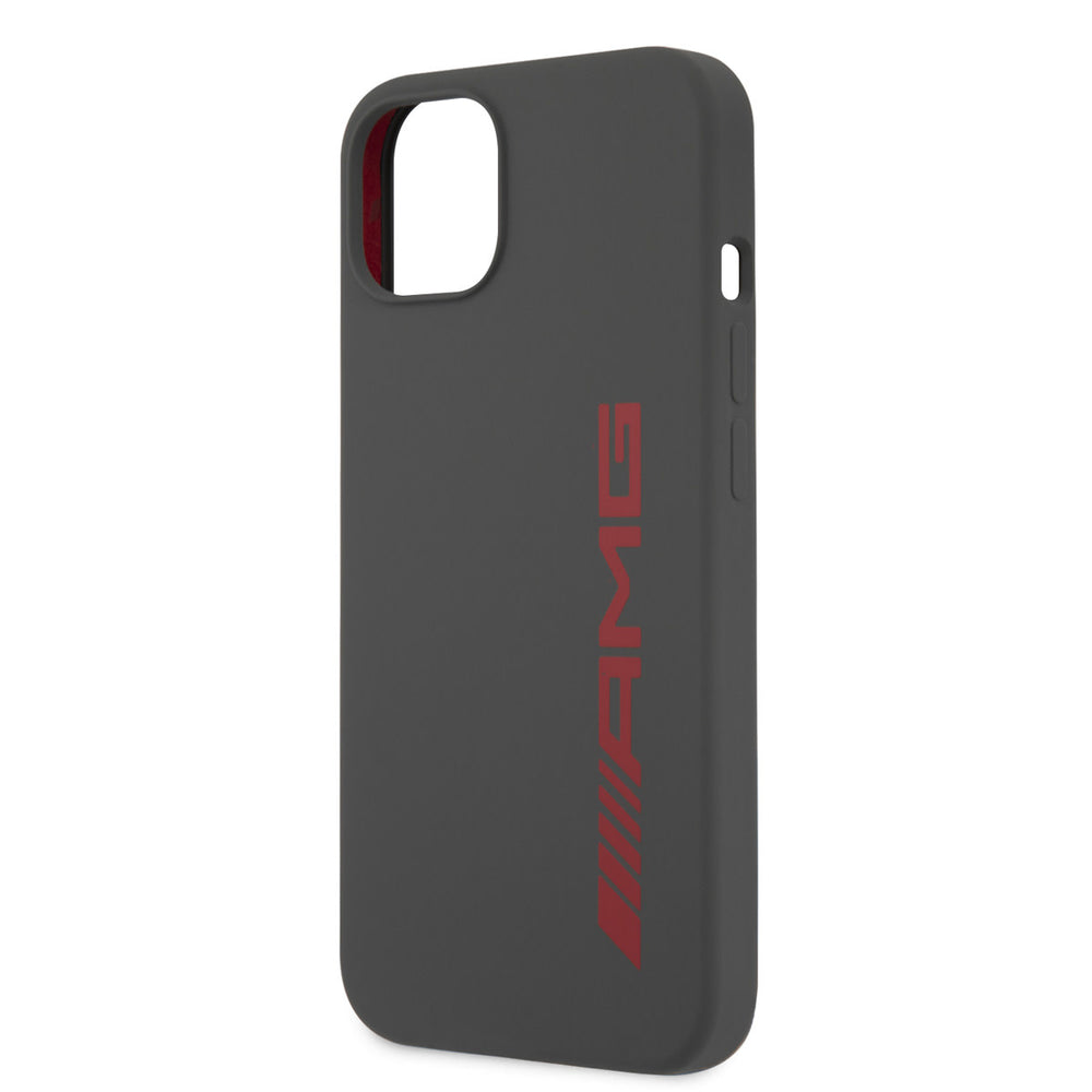 AMG iPhone 13 & 14 Backcover hoesje - Silicone - Big Red Logo - Grijs-Hoesjes-Ilumina Benelux