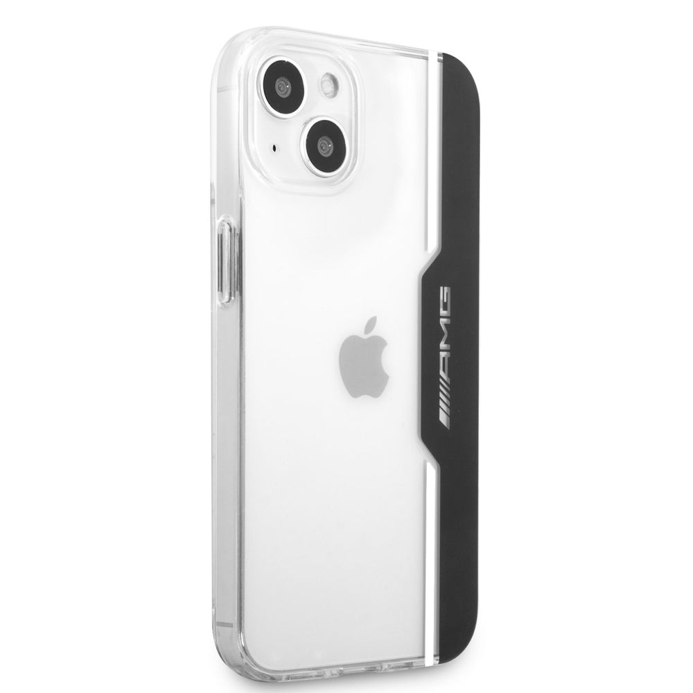 AMG iPhone 13 Mini Hardcase Backcover - Electroplated Black & White - Transparant-Hoesjes-Ilumina Benelux