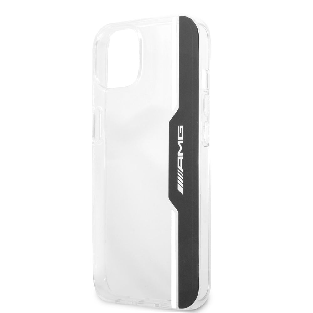 AMG iPhone 13 Mini Hardcase Backcover - Electroplated Black & White - Transparant-Hoesjes-Ilumina Benelux