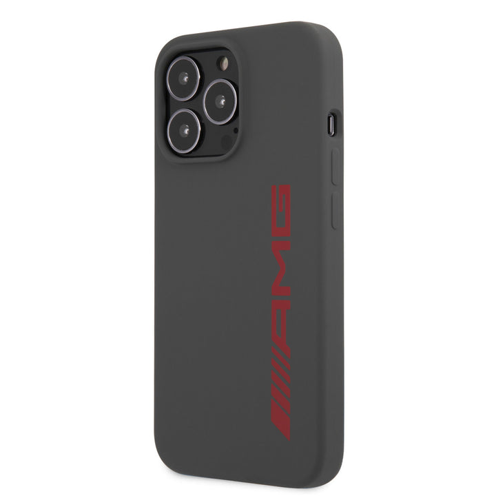 AMG iPhone 13 Pro Backcover hoesje - Silicone - Big Red Logo - Grijs-Hoesjes-Ilumina Benelux