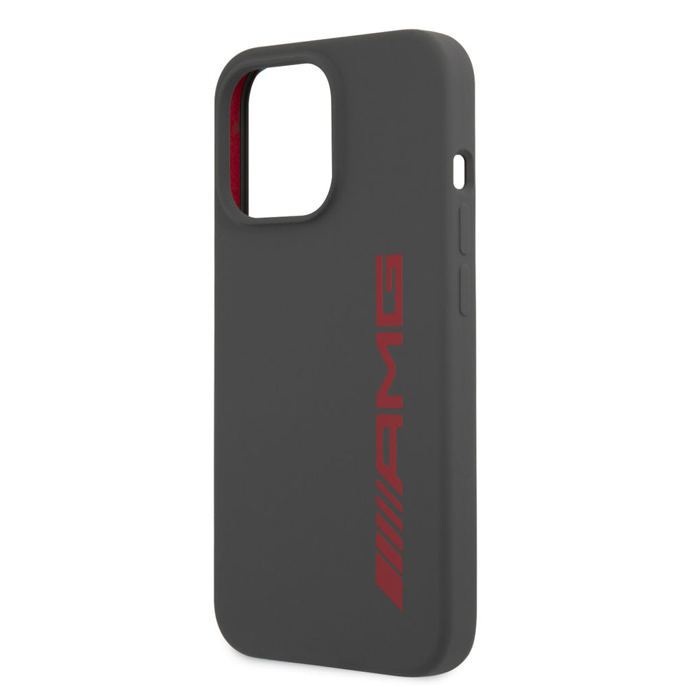 AMG iPhone 13 Pro Backcover hoesje - Silicone - Big Red Logo - Grijs-Hoesjes-Ilumina Benelux