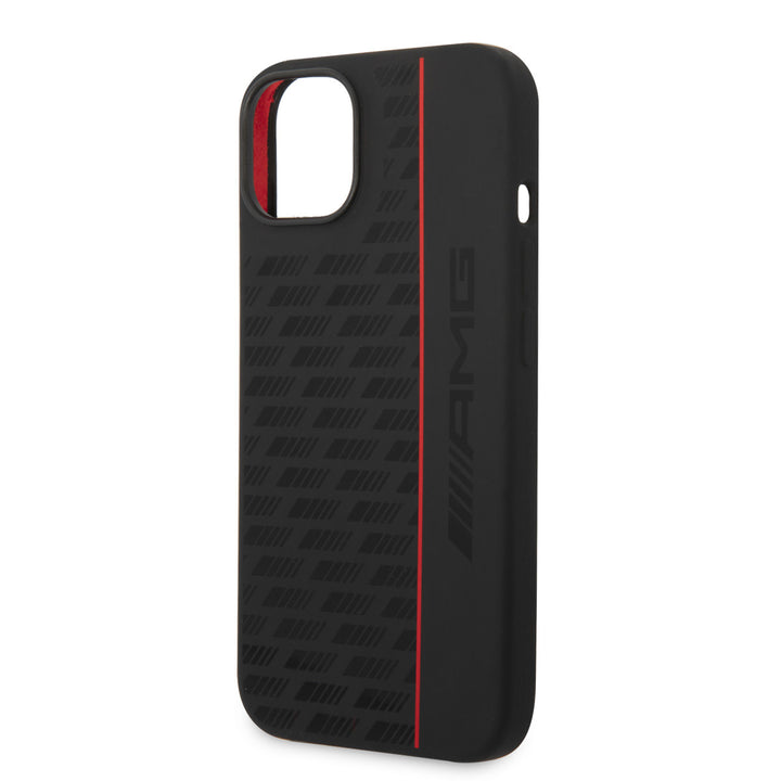 AMG iPhone 14 & 13 Backcover hoesje - Double Layer - Carbon Pattern - Zwart-Hoesjes-Ilumina Benelux