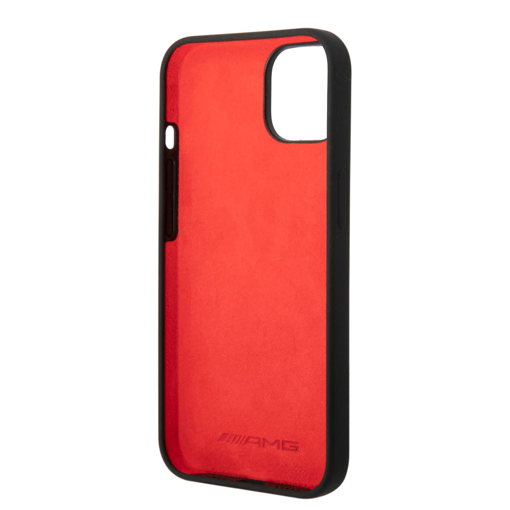AMG iPhone 14 & 13 Backcover hoesje - Double Layer - Carbon Pattern - Zwart-Hoesjes-Ilumina Benelux