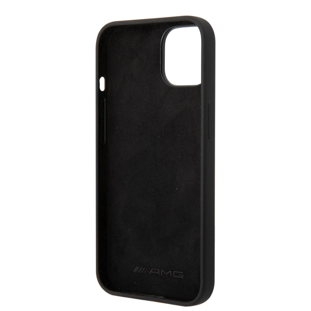 AMG iPhone 14 & 13 Backcover hoesje - Double Layer - Checkered Flag Pattern - Zwart-Hoesjes-Ilumina Benelux