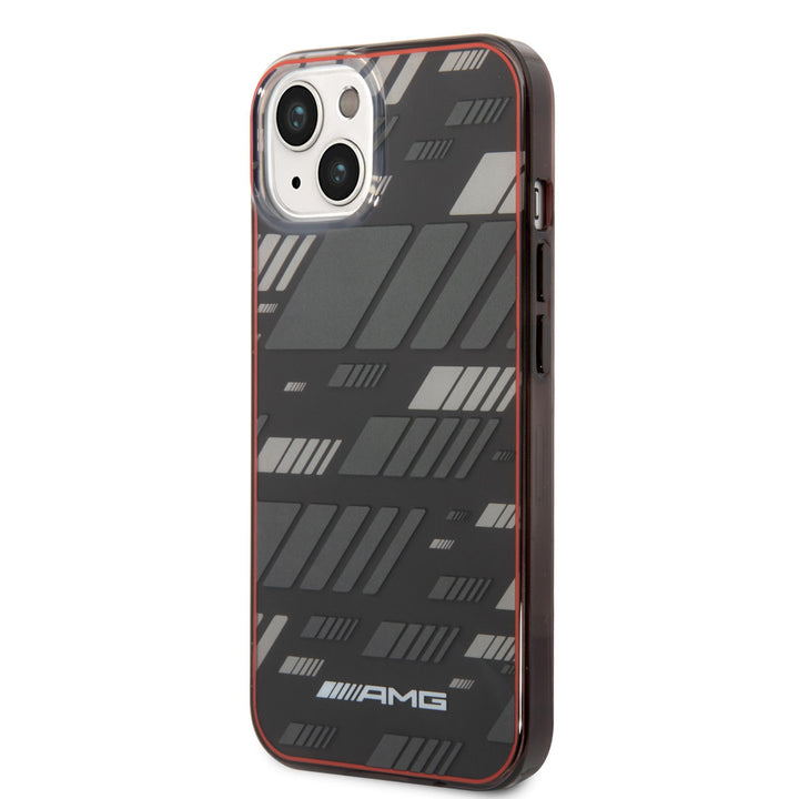 AMG iPhone 14 & 13 Backcover hoesje - Double Layer - Expressive Graphic Design - Zwart-Hoesjes-Ilumina Benelux